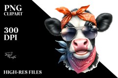 Cow Enthusiastic Cow Portrait with Large Smile and Houswife Product Image 3