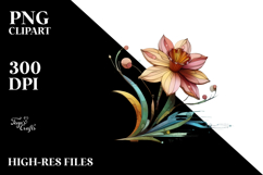 Stained Daffodil PNG Product Image 2