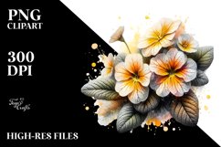 Detailed Primrose Splash | Clipart Product Image 1