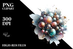 Cosmos Golden Insertions | Sublimation Clipart Product Image 3