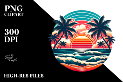 Tropical Beach Sunset, 20 oz Tumbler Product Image 2