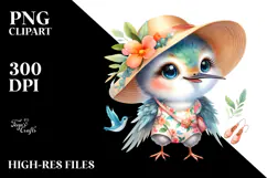 Cute Baby Hummingbird PNG Product Image 2