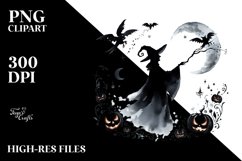Simple Halloween with Sorcer | Sublimation | Clipart Product Image 1