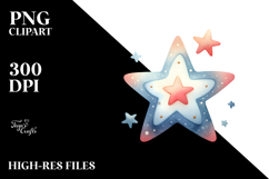 Simple Colorful Star PNG Product Image 2