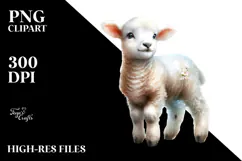 Digital Baby Lamb, Transparent PNG Product Image 2