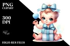 Digital Watercolor Baby Gift Product Image 2