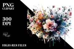 Colorful Butterfly Silhouettes, PNG Product Image 2