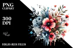 Colorful Butterfly Silhouettes, PNG Product Image 2
