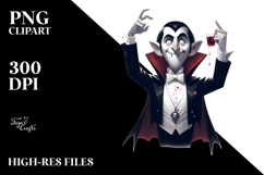 Funny Vampire Image PNG Product Image 2