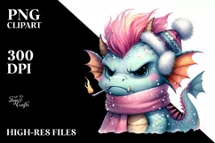 Dragon with Punk Haircut, Transparent PNG Product Image 2