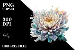 Shiny Chrysanthemum | Golden Insertions Clipart Product Image 3