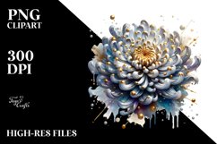 Shiny Chrysanthemum | Golden Insertions Clipart Product Image 3