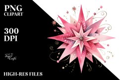 Simple Whimsical Pinkish Star PNG Product Image 2