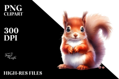Digital Baby Squirrel, Transparent PNG Product Image 2