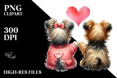 Yorkipoo Tails Heart Unity PNG Product Image 2