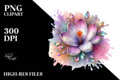 Shiny Diamond-like Crocus PNG Product Image 2