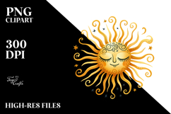 Very Simple Colorful Sun PNG Product Image 2
