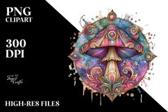 Wooden Small Stained Chrysanthemum PNG Product Image 1