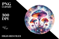 Magical Celestial Mushroom Tarot, Transparent PNG Product Image 2