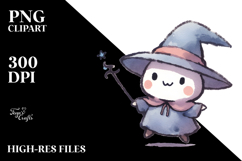 Funny Witch Image, PNG File Product Image 2