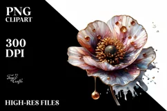 y Golden Poppy Watercolor Splash Product Image 3