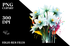 Narcissus Material Image, PNG Product Image 2