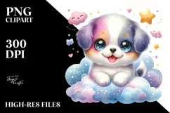 Cute Baby Puppy Clipart Product Image 3