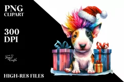 Expressive Baby Bull Terrier, Transparent PNG Product Image 1