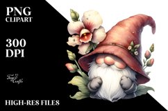 Gnome with Big Hat, Cute PNG Product Image 2