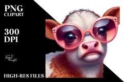 Silly Baby Calf PNG Product Image 2