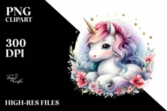 Baby Unicorn, Transparent PNG Product Image 1