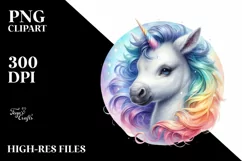 Detailed Baby Unicorn PNG Product Image 1