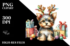 Expressive Baby Yorkshire Terrier PNG Product Image 3