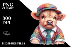 Colorful Baby Highland Cow in East Coast Swing Dancer&#039;s Product Image 3