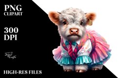 Colorful Baby Highland Cow in East Coast Swing Dancer&#039;s Product Image 3