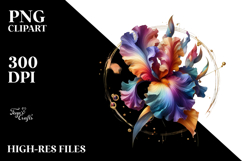 Iris Made of Material, PNG Product Image 2