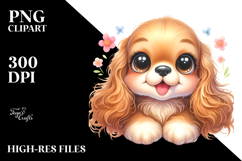Watercolor Cute Cocker Spaniel Product Image 2