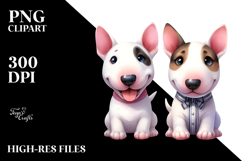 Watercolor Cute Bull Terrier Product Image 2