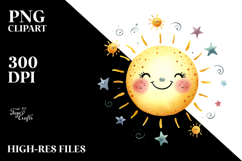 Whimsical Sun PNG Product Image 2