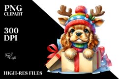 Expressive Baby Cocker Spaniel PNG Product Image 3