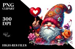 Gnome with Heart, Transparent PNG Product Image 2