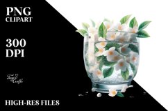 Abstract Shiny Jasmine Clipart Product Image 3