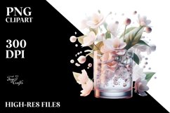 Abstract Shiny Jasmine Clipart Product Image 3