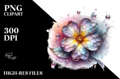 Shiny Primrose with Metallic Insertions Clipart Product Image 3