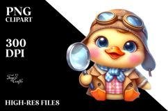 Baby Duck Magnifying PNG Product Image 2