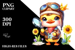 Baby Duck Magnifying PNG Product Image 2