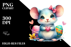Cute Baby Mouse in the Style of PNG Product Image 2