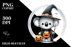 Cute Halloween Baby Koala PNG Product Image 2