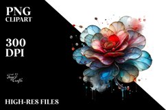 Abstract Glossy Begonia Clipart Product Image 1