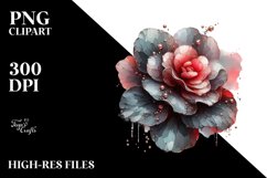 Abstract Glossy Begonia Clipart Product Image 1